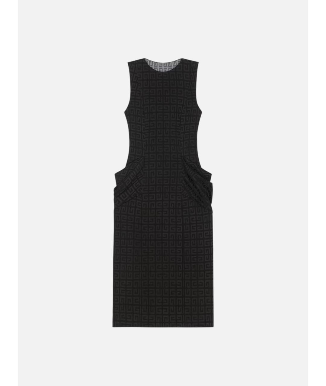 GIVENCHY Черное ацетатное коктейльное платье, фото 5