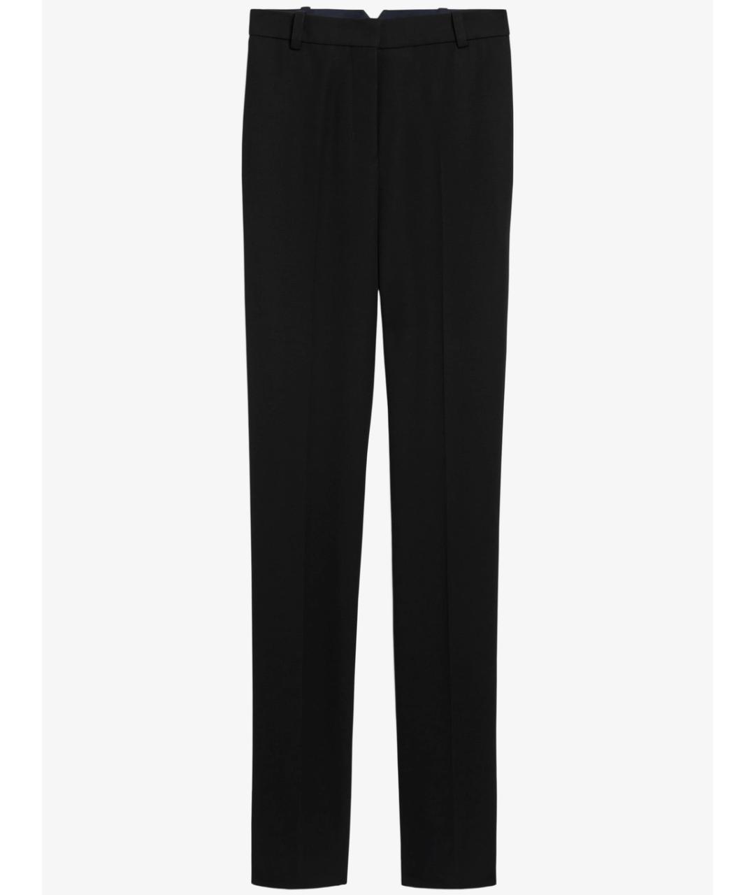 JACQUEMUS Черные шерстяные прямые брюки, фото 6