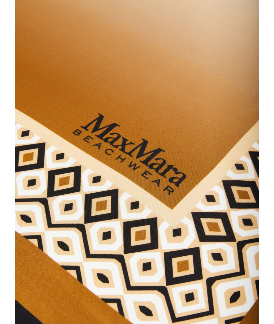 MAX MARA STUDIO Мульти шелковое парео, фото 3