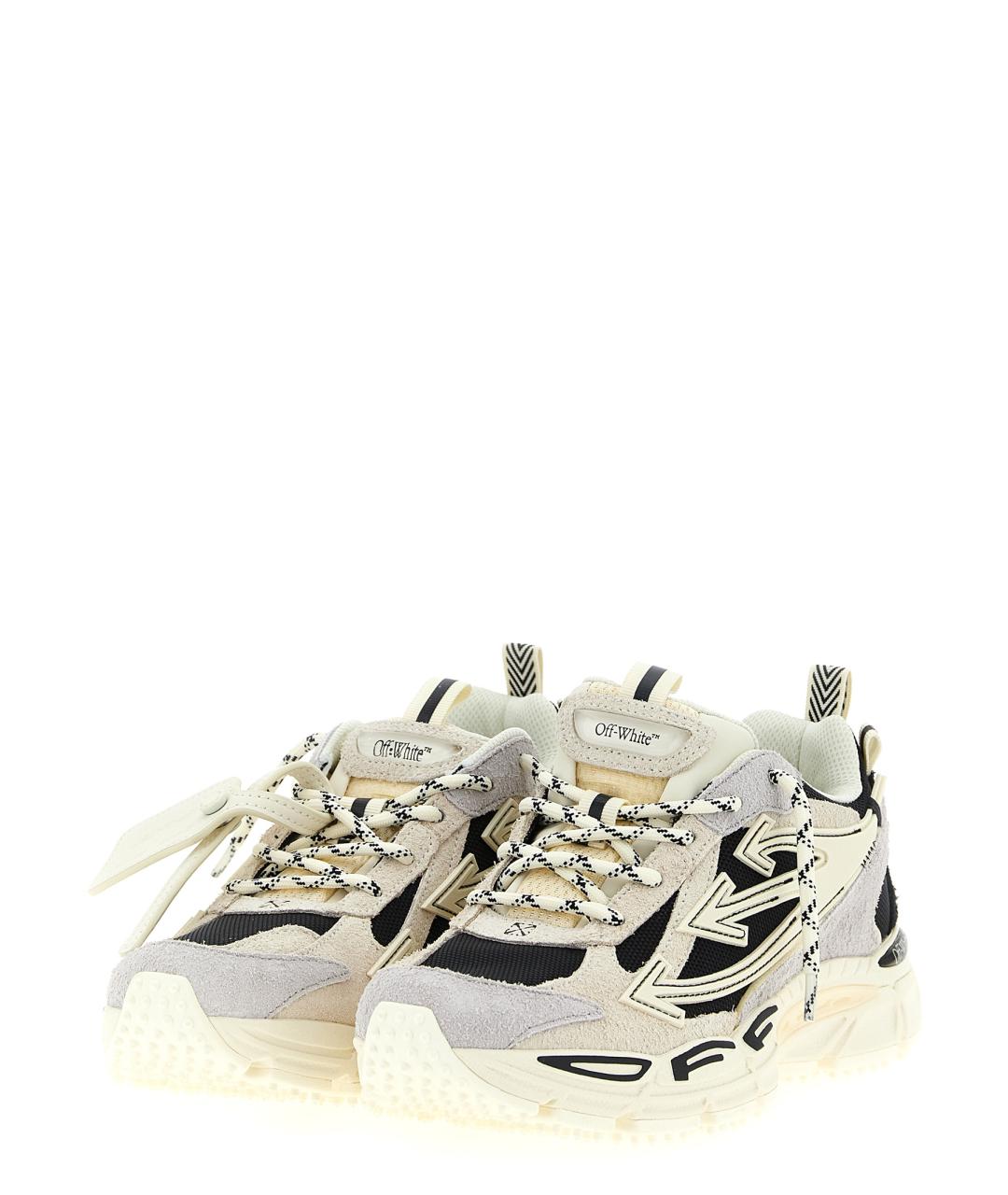 OFF-WHITE Мульти синтетические кроссовки, фото 2