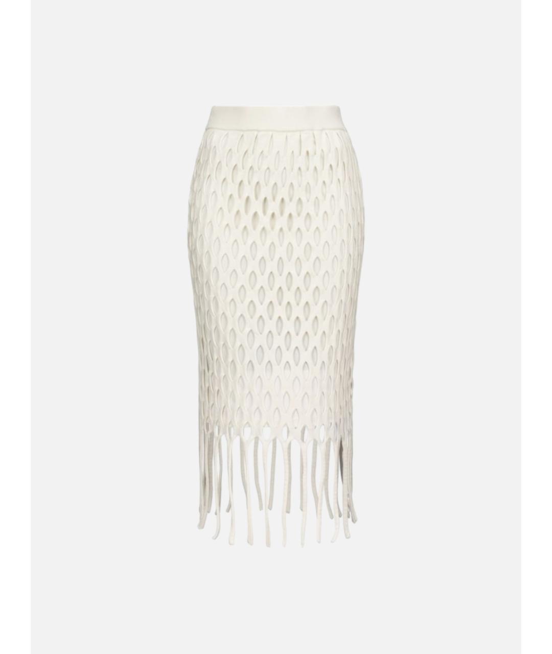 PINKO Белая юбка миди, фото 1