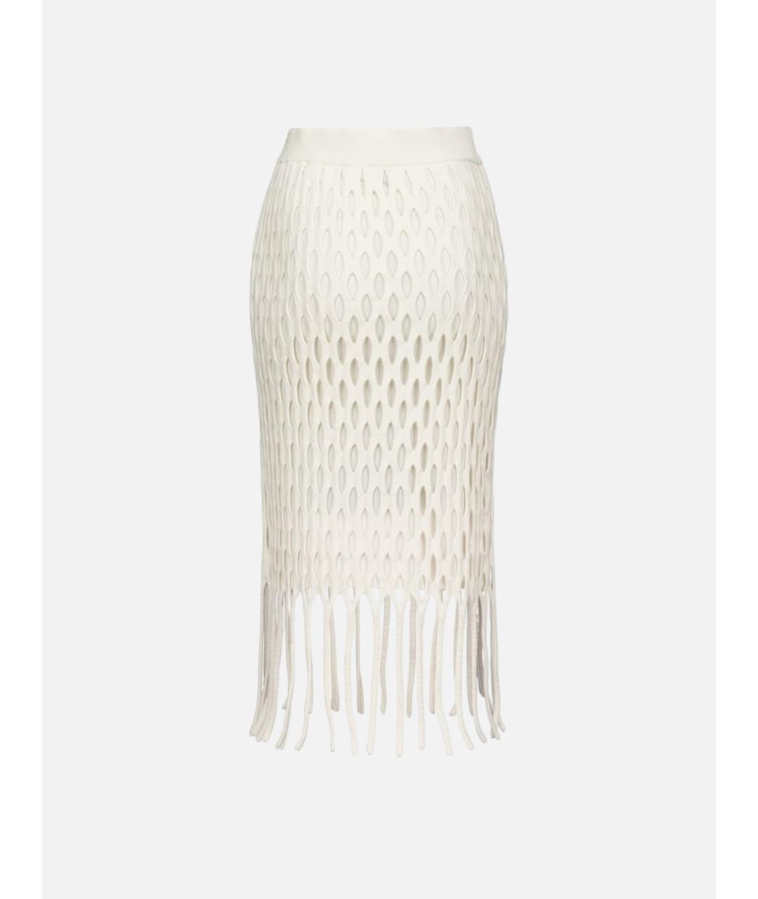 PINKO Белая юбка миди, фото 2
