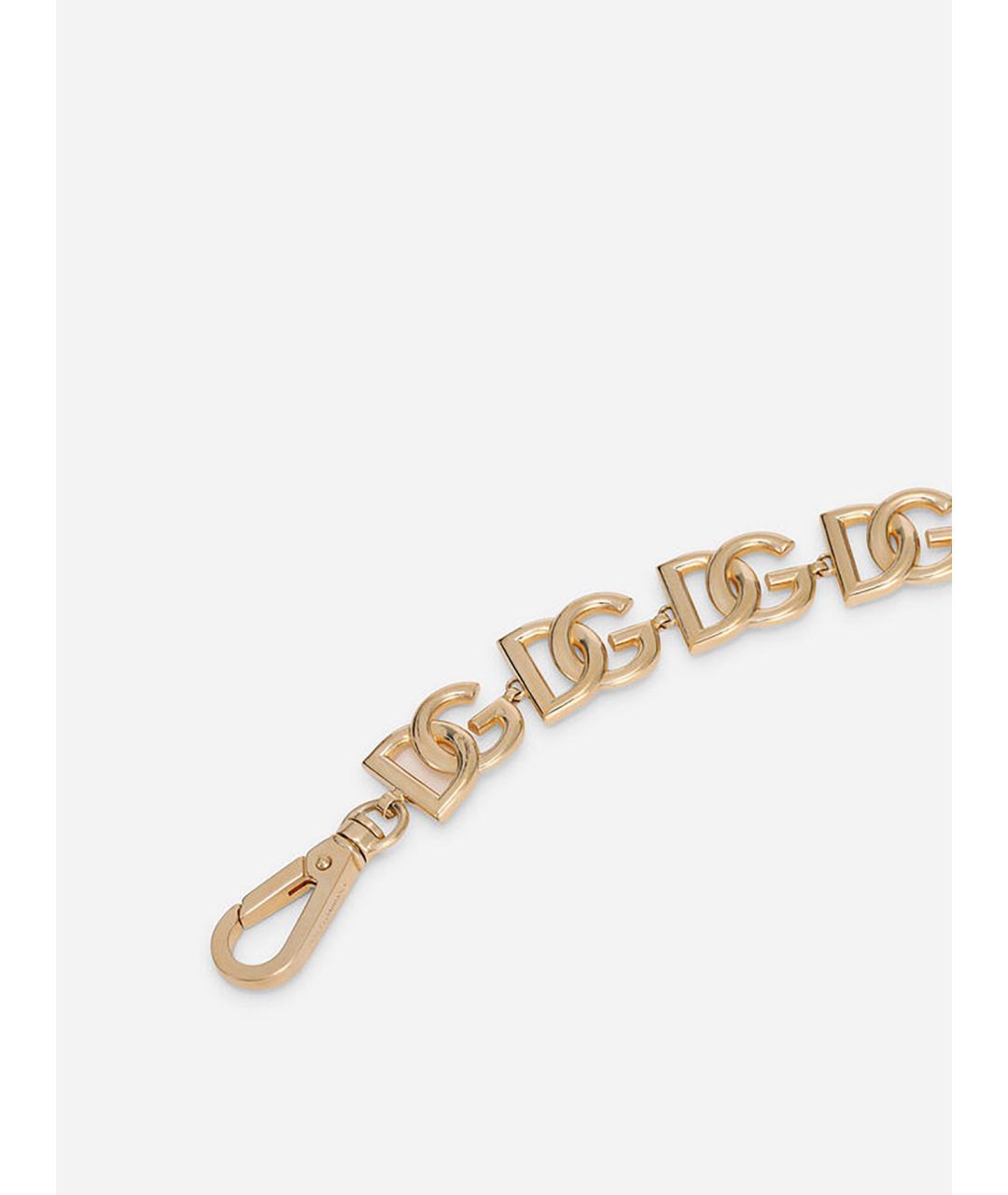 DOLCE&GABBANA Золотой металлический браслет, фото 3