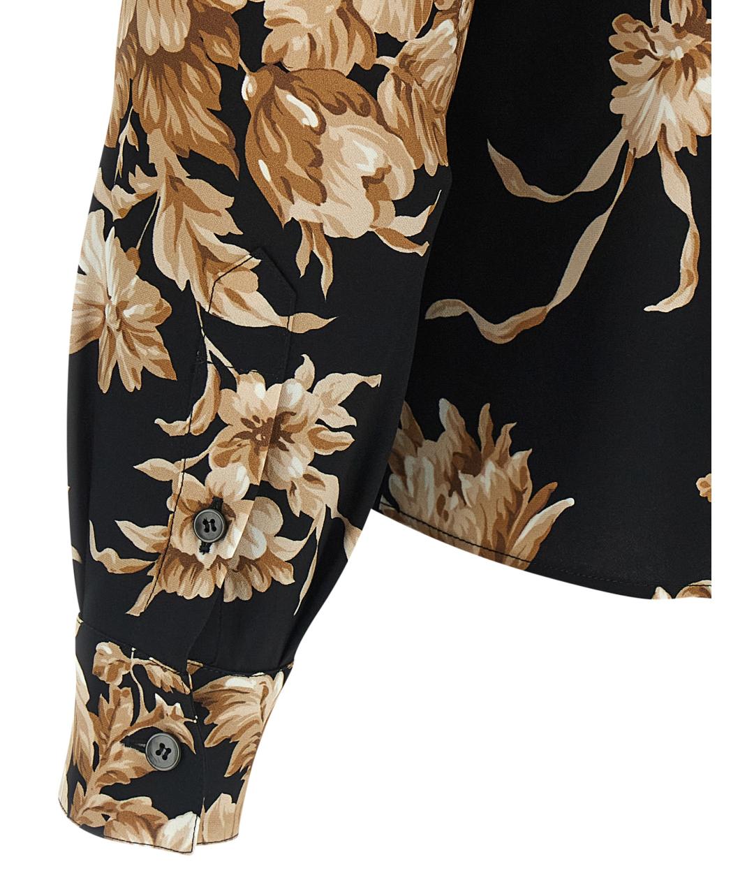 DOLCE&GABBANA Мульти шелковая рубашка, фото 4