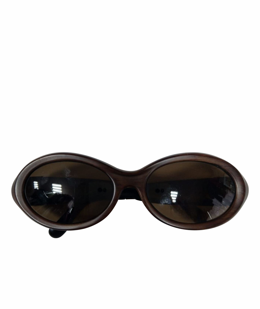 ROCHAS Коричневые пластиковые солнцезащитные очки, фото 1