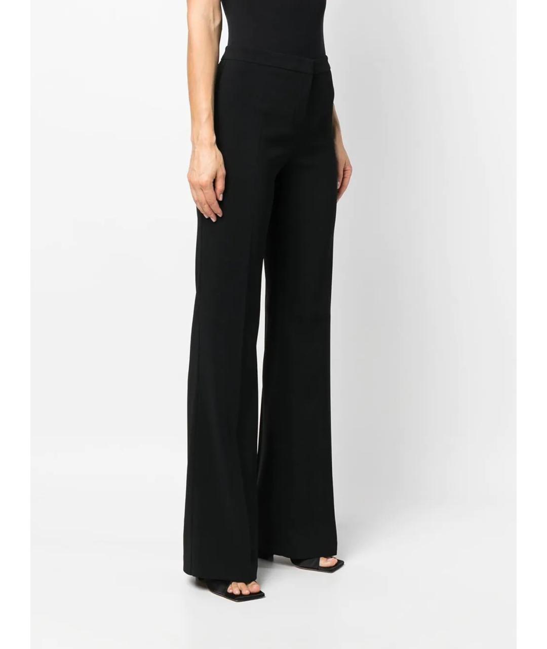 PINKO Черные полиэстеровые прямые брюки, фото 3
