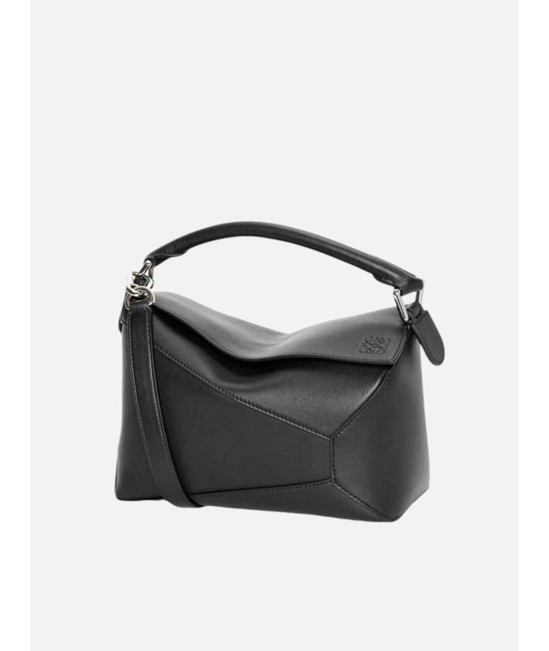 LOEWE Черная кожаная сумка через плечо, фото 5