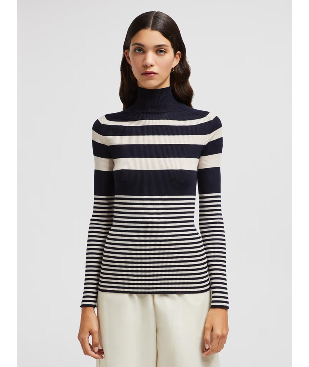 MONCLER Черная шерстяная водолазка, фото 3