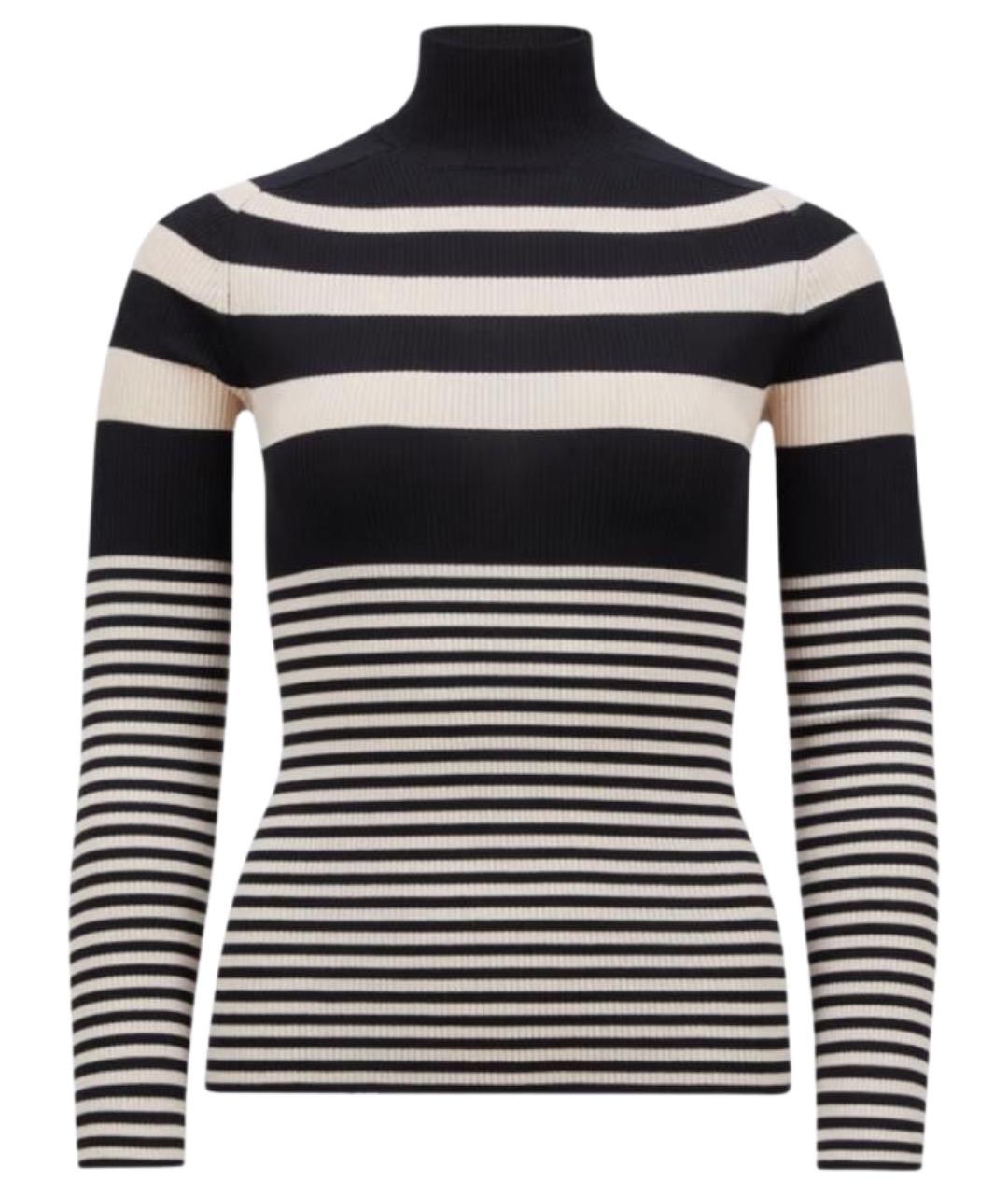 MONCLER Черная шерстяная водолазка, фото 1