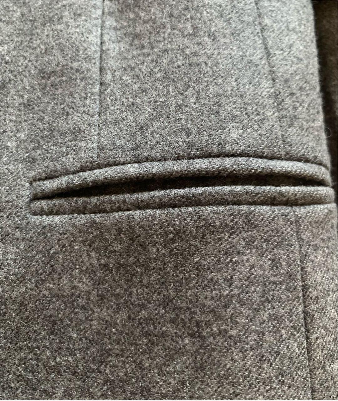 GUCCI Серый шерстяной жакет/пиджак, фото 6
