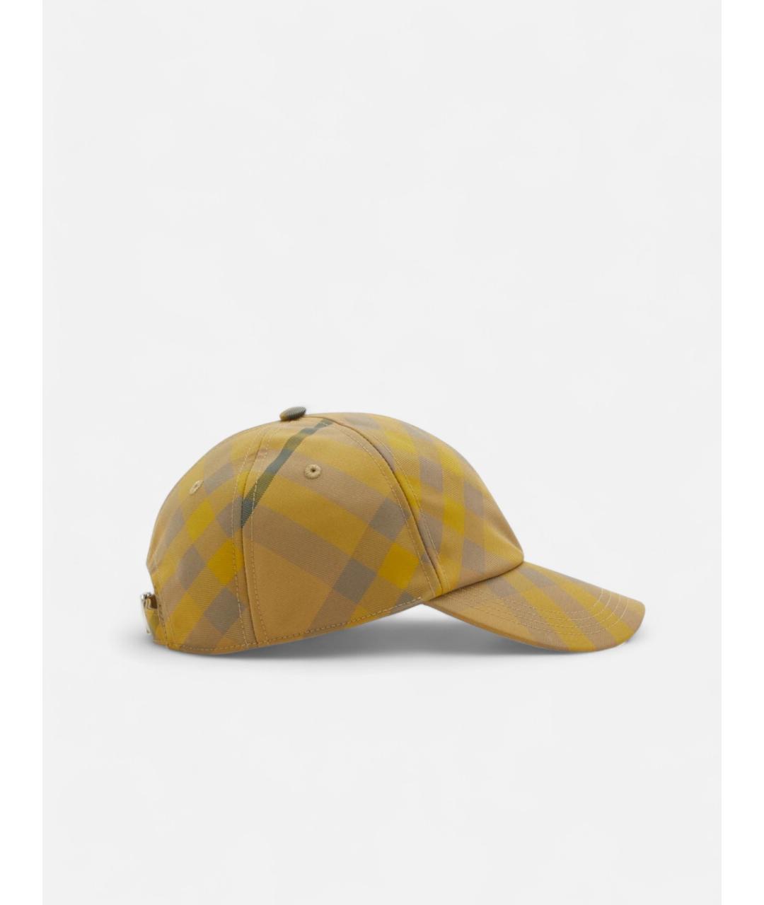 BURBERRY Коричневая синтетическая кепка, фото 2