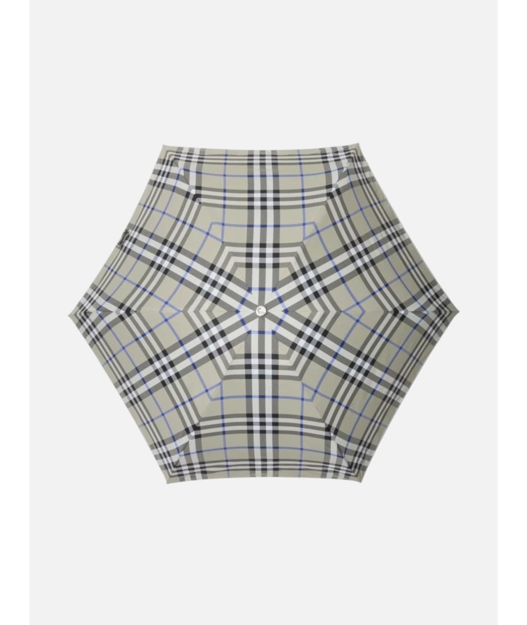 BURBERRY Серый зонт, фото 2