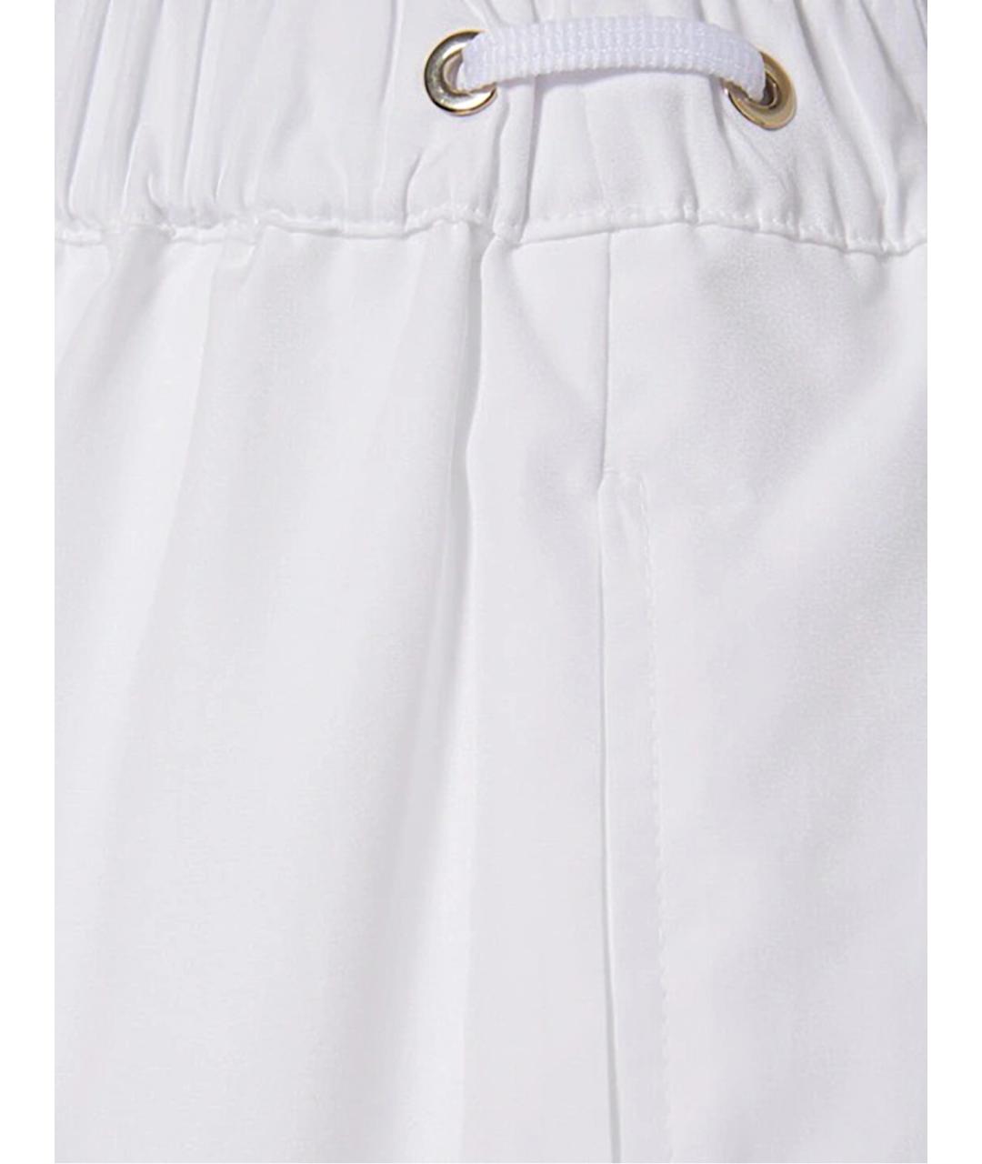 MAX MARA Белые хлопковые шорты, фото 4