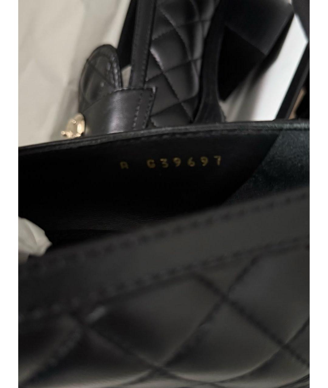 CHANEL Черные кожаные лоферы, фото 5