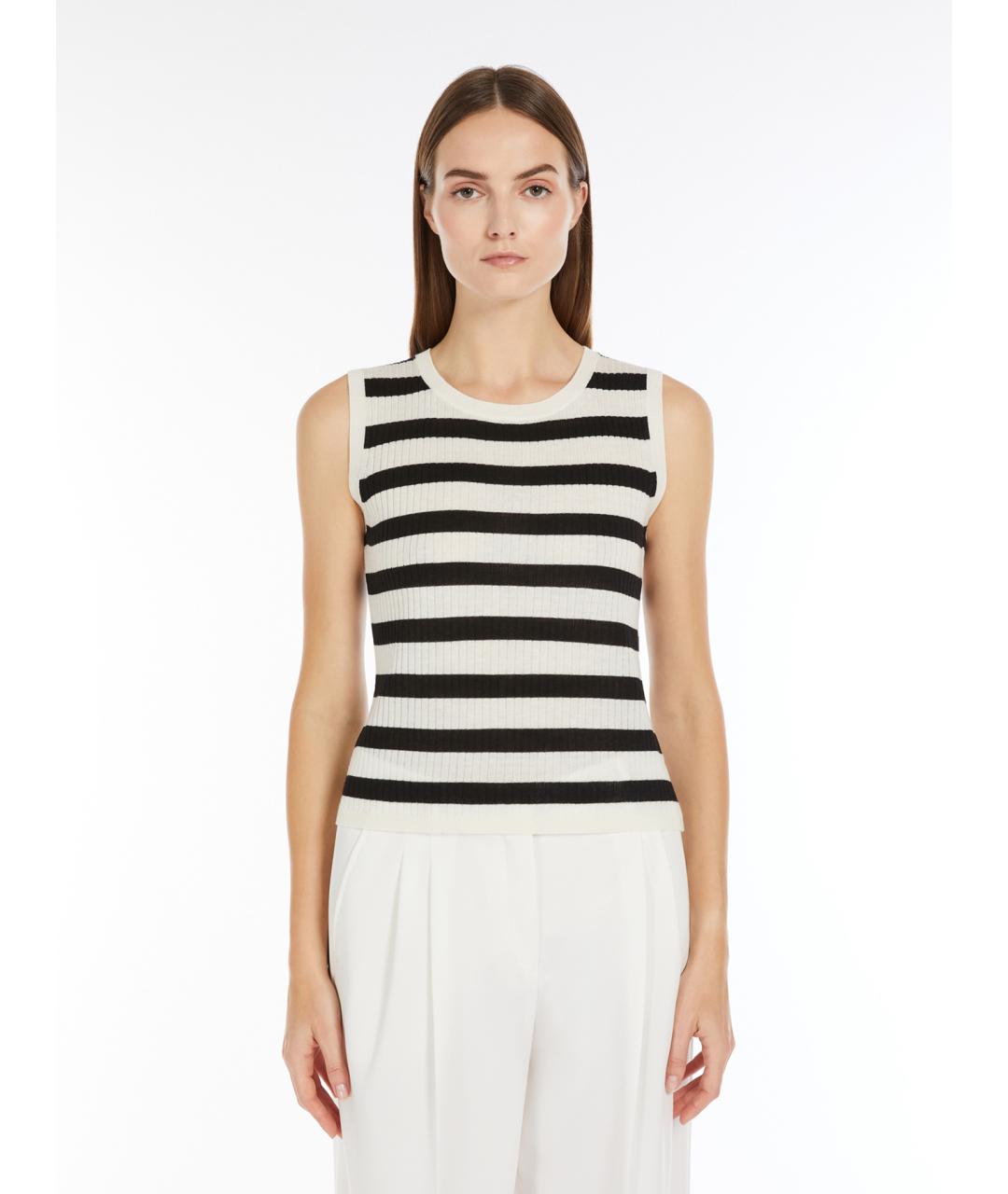 MAX MARA STUDIO Мульти шелковый джемпер / свитер, фото 3