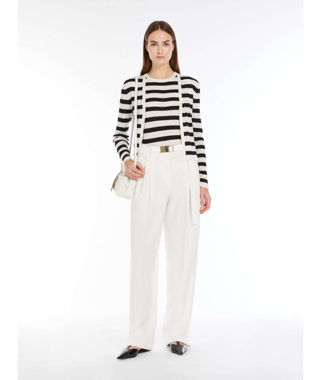 MAX MARA STUDIO Мульти шелковый джемпер / свитер, фото 2