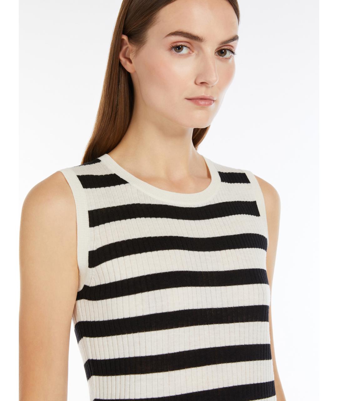 MAX MARA STUDIO Мульти шелковый джемпер / свитер, фото 5