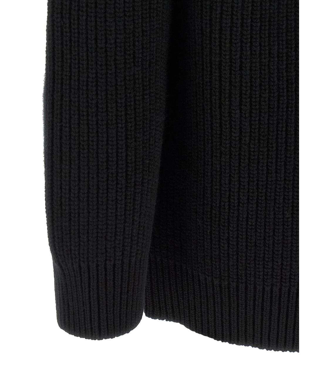 DOLCE&GABBANA Черный шерстяной кардиган, фото 4