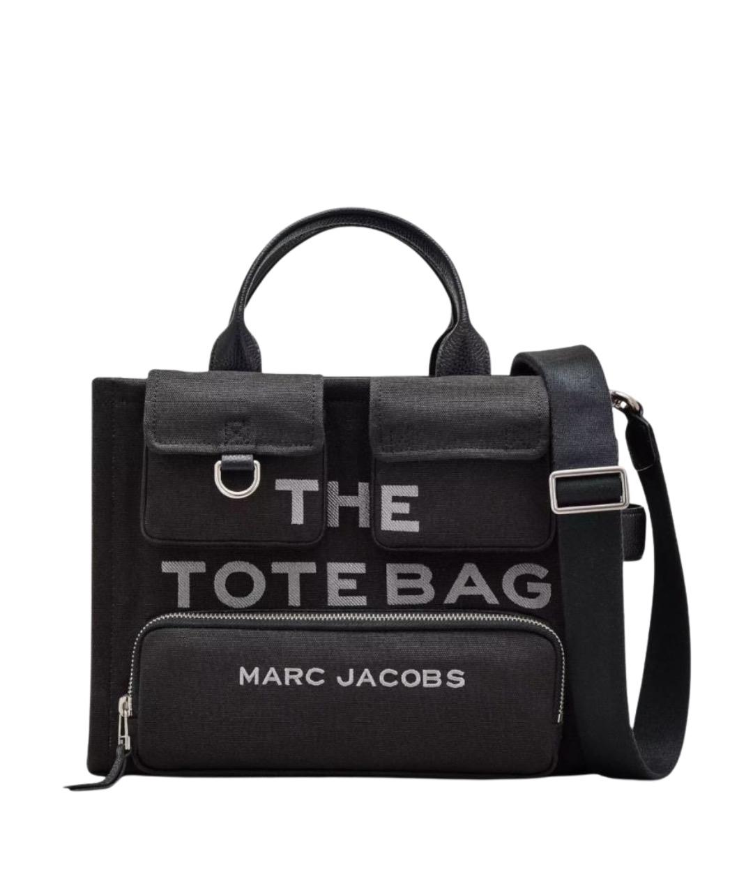 MARC JACOBS Черная хлопковая сумка тоут, фото 1