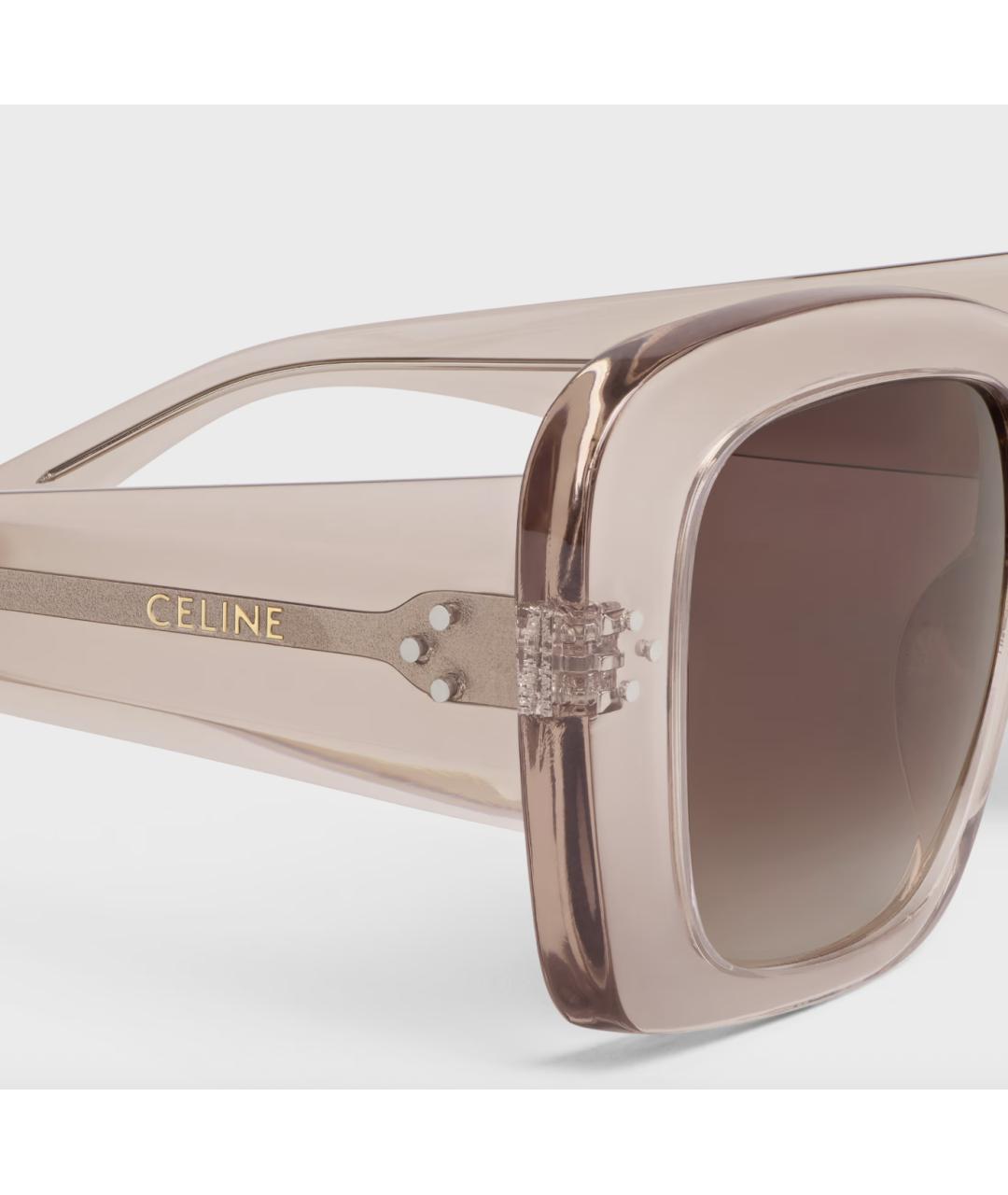 CELINE Бежевые солнцезащитные очки, фото 2
