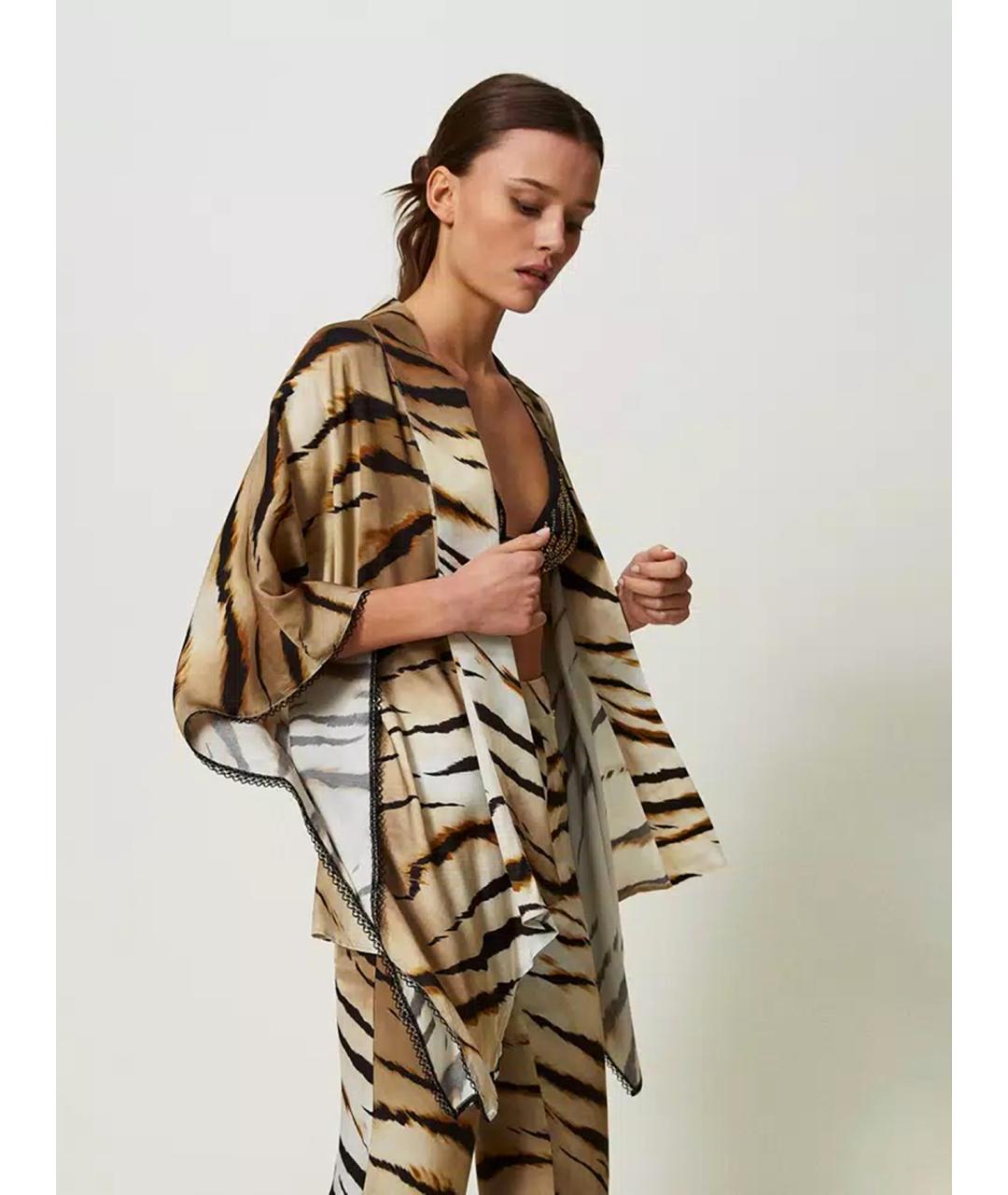 TWIN-SET Мульти вискозное парео, фото 2