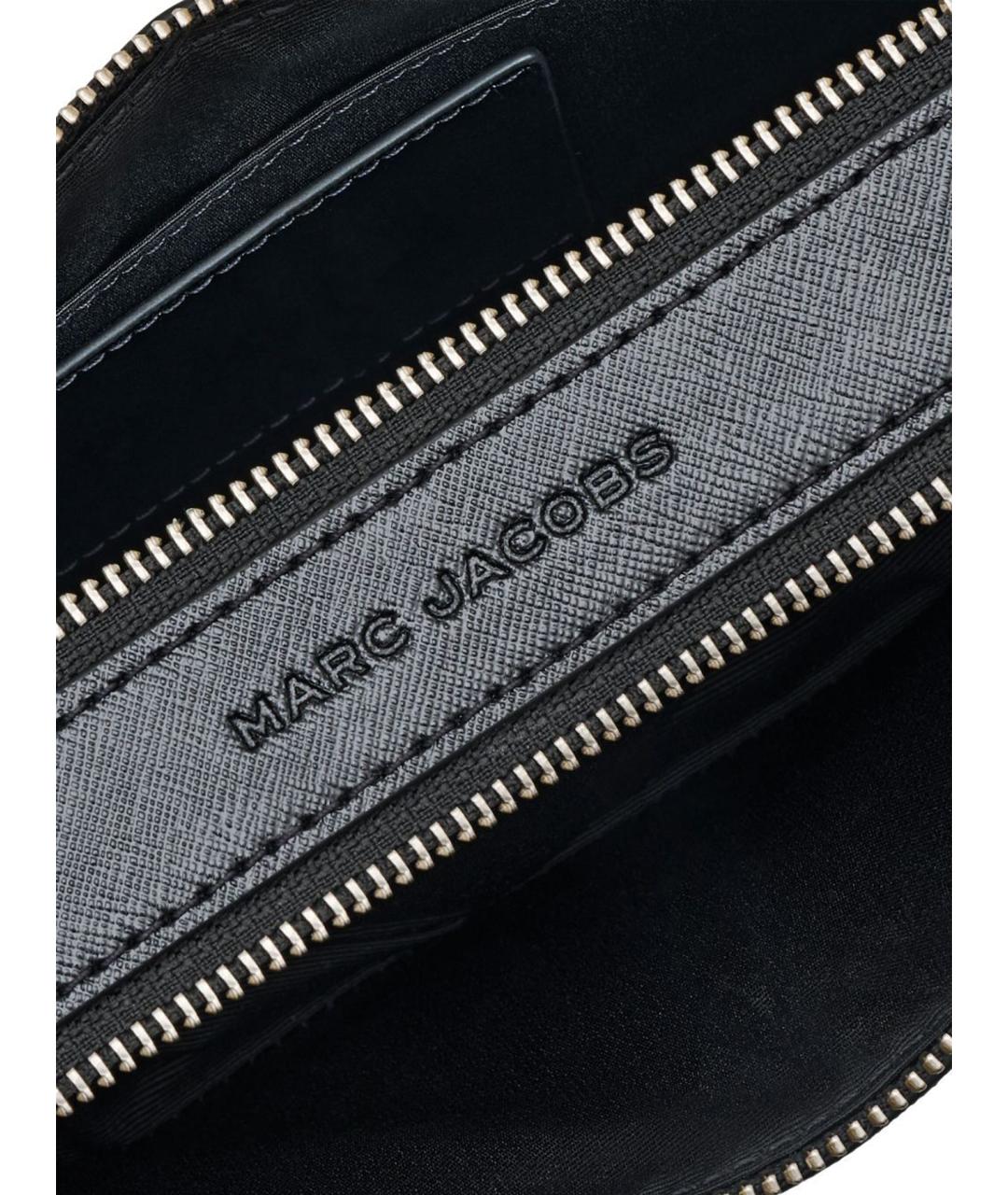 MARC JACOBS Черная кожаная сумка через плечо, фото 6