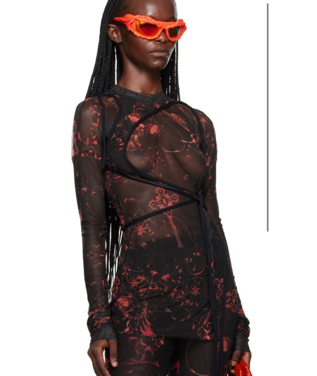 OTTOLINGER Черная полиэстеровая блузы, фото 5