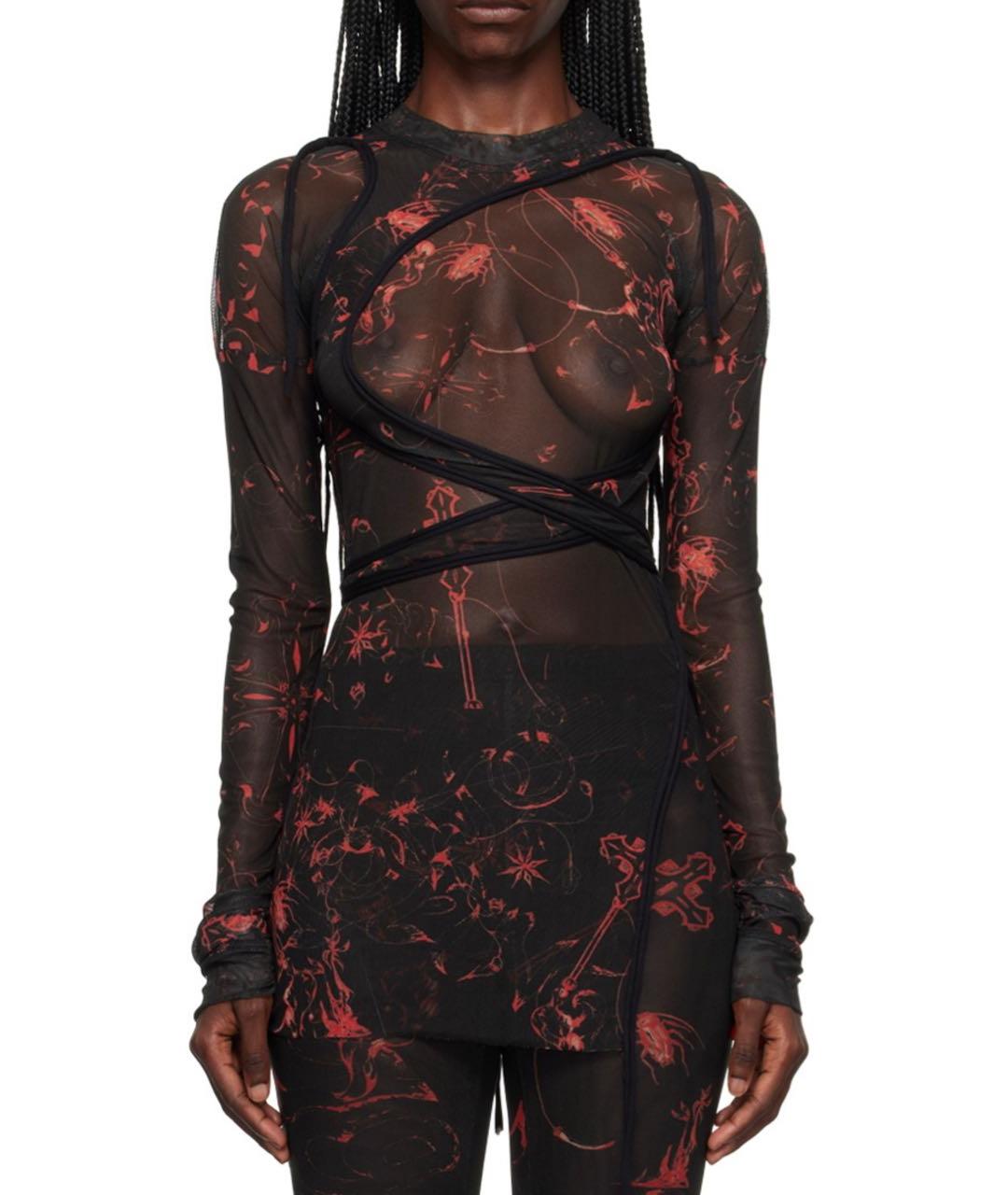 OTTOLINGER Черная полиэстеровая блузы, фото 2