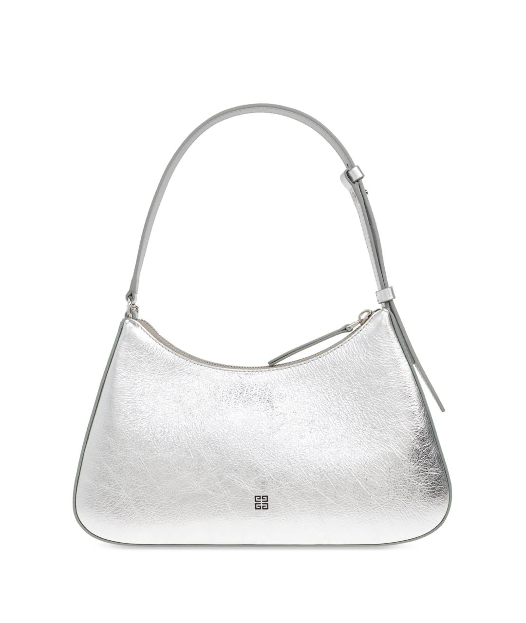 GIVENCHY Серебряная кожаная сумка через плечо, фото 3