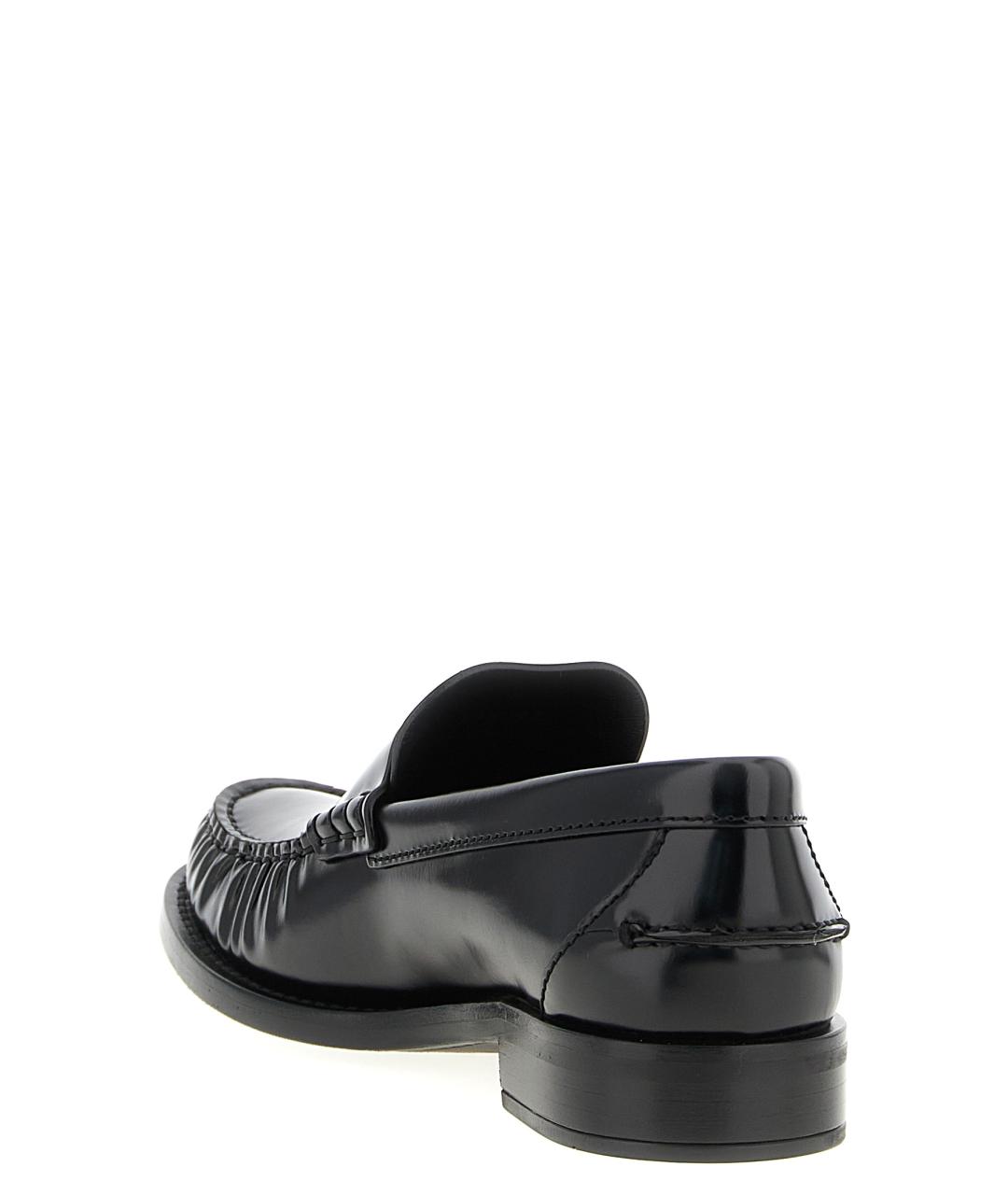 PRADA Черные кожаные лоферы, фото 3