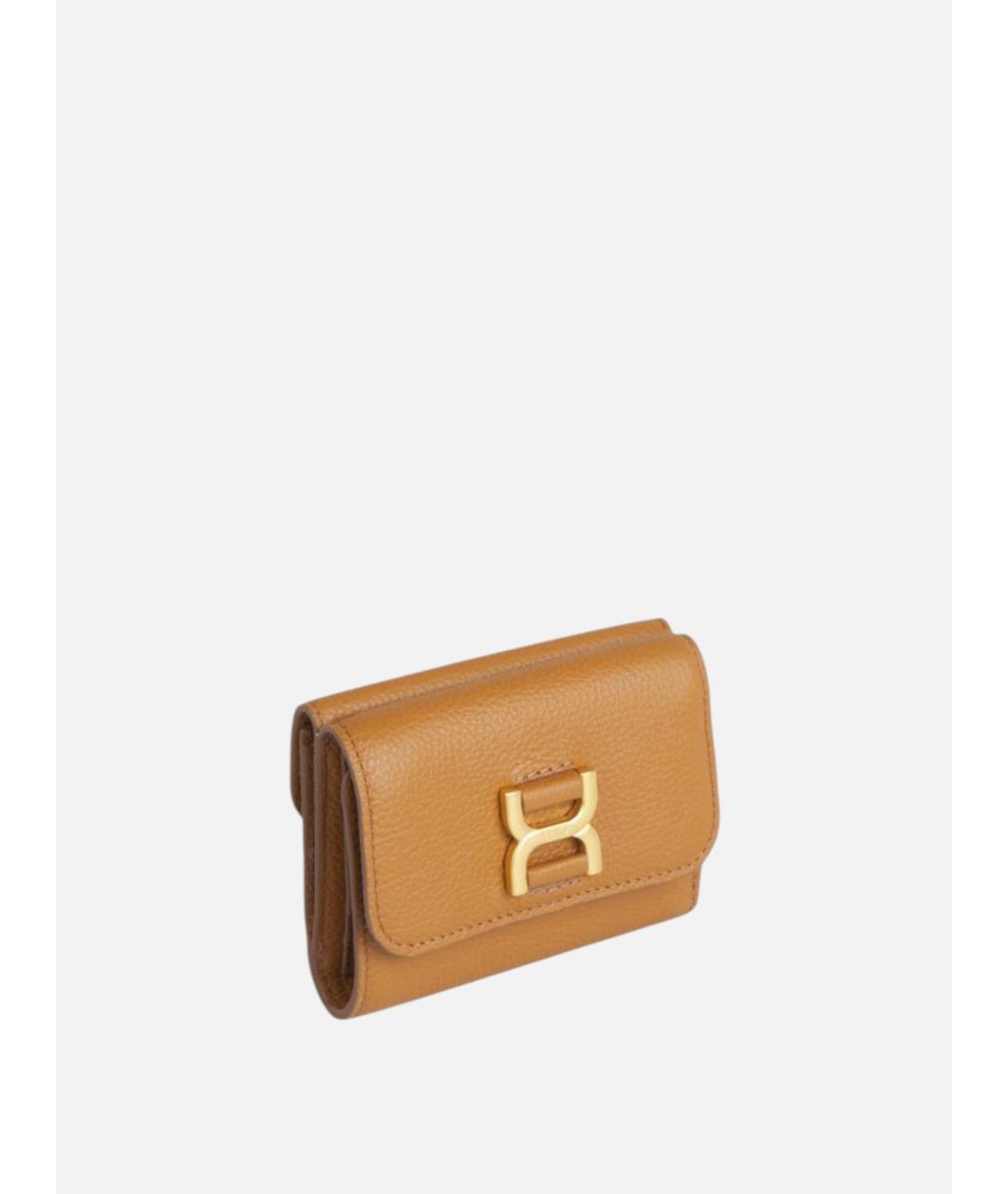 CHLOE Бежевый кожаный кошелек, фото 2