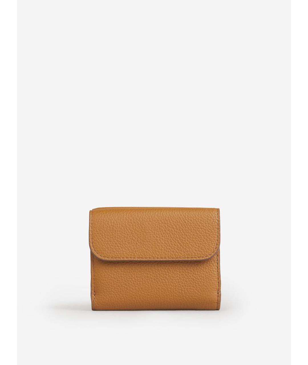 CHLOE Бежевый кожаный кошелек, фото 3