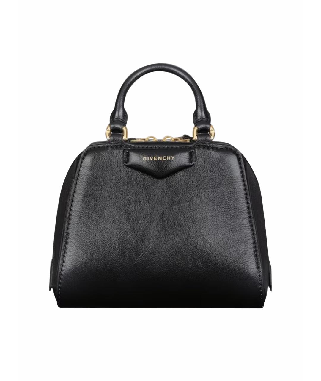 GIVENCHY Черная кожаная сумка тоут, фото 1