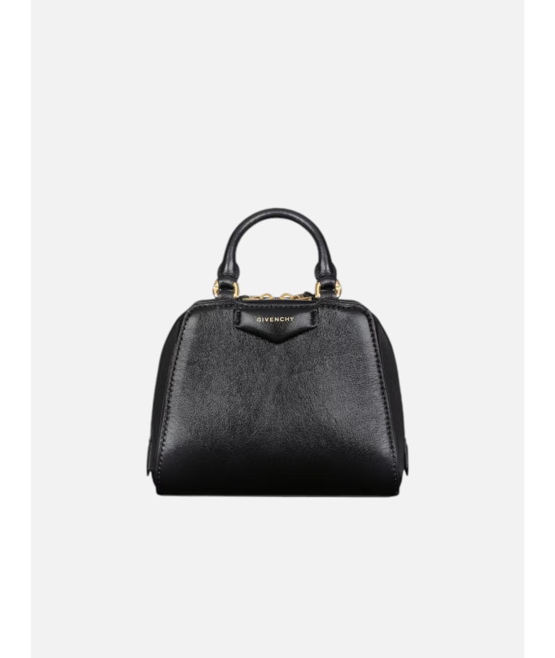 GIVENCHY Черная кожаная сумка тоут, фото 5