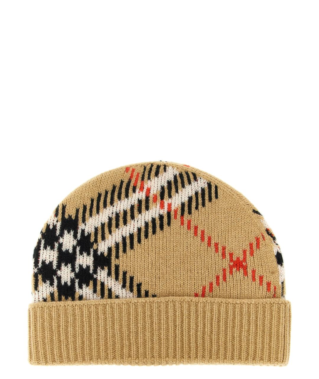 BURBERRY Бежевая кашемировая шапка, фото 2