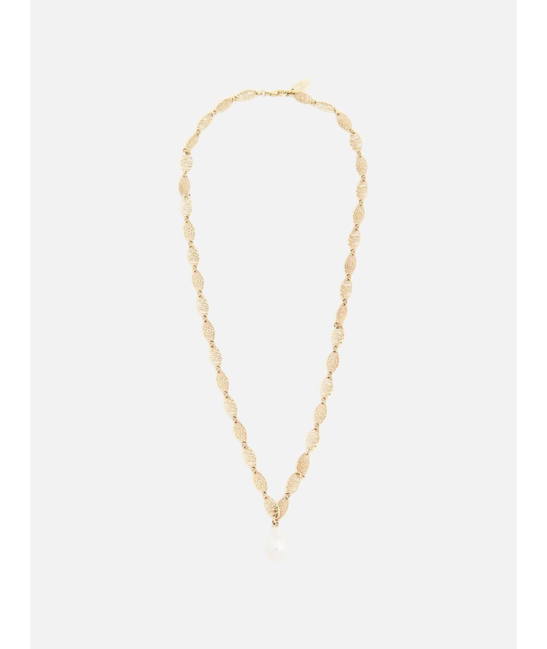 CHLOE Золотое металлическое колье, фото 4