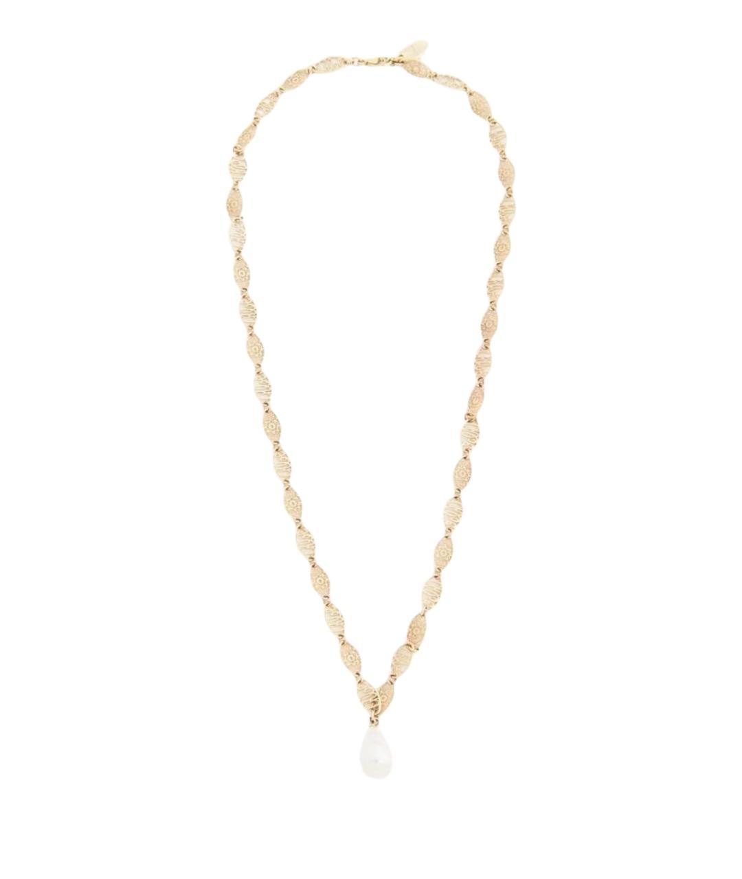 CHLOE Золотое металлическое колье, фото 1