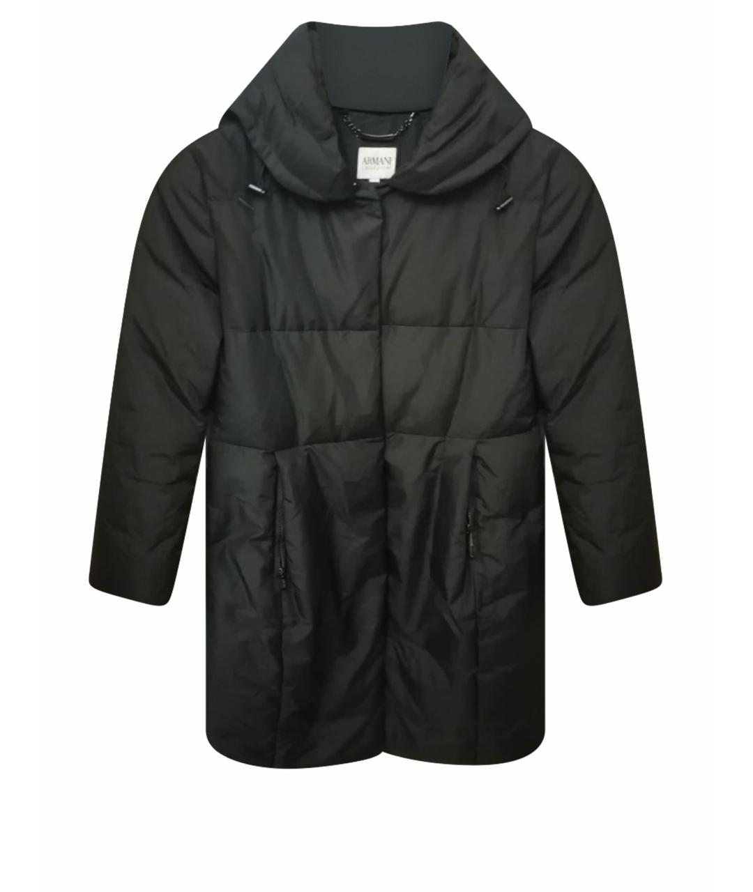 ARMANI COLLEZIONI Черный пуховик, фото 1