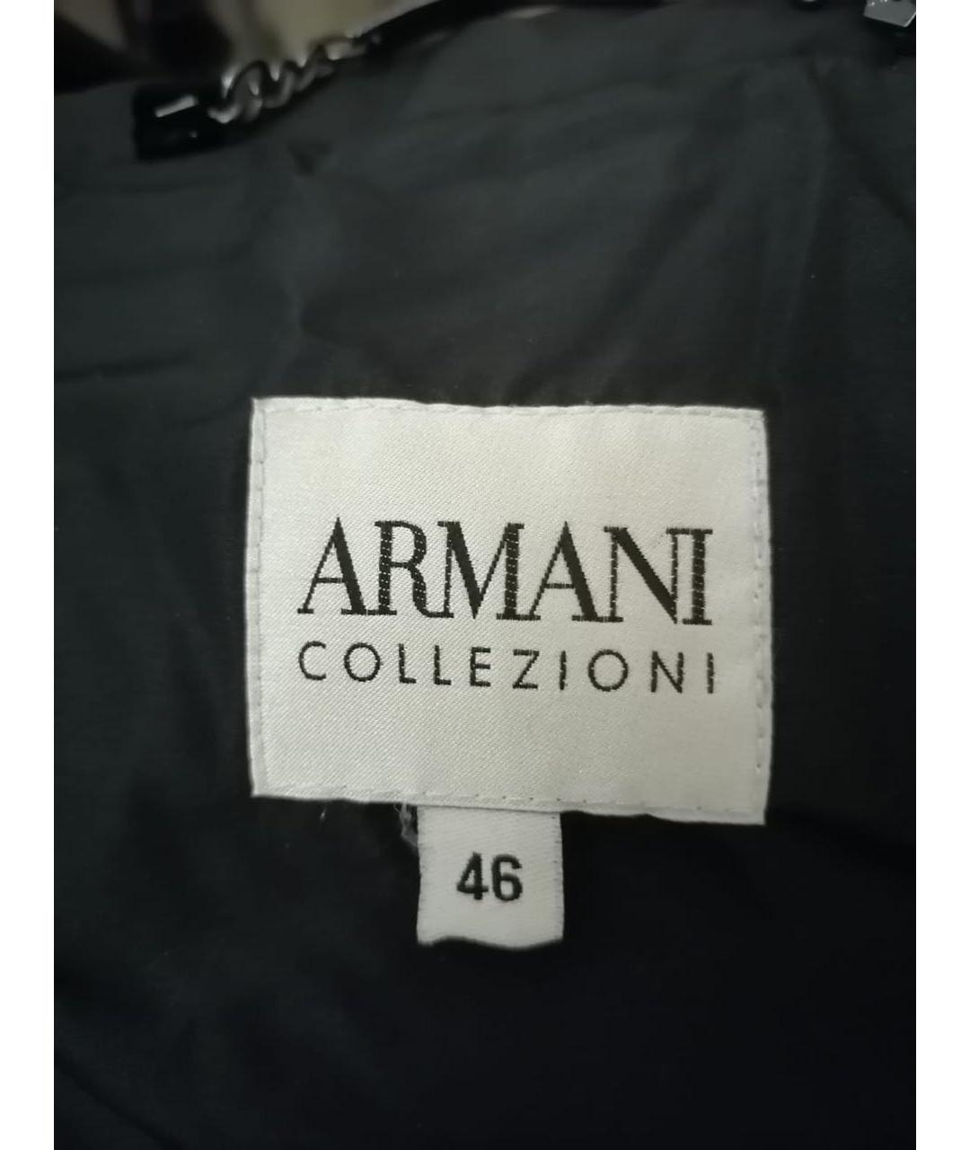 ARMANI COLLEZIONI Черный пуховик, фото 3