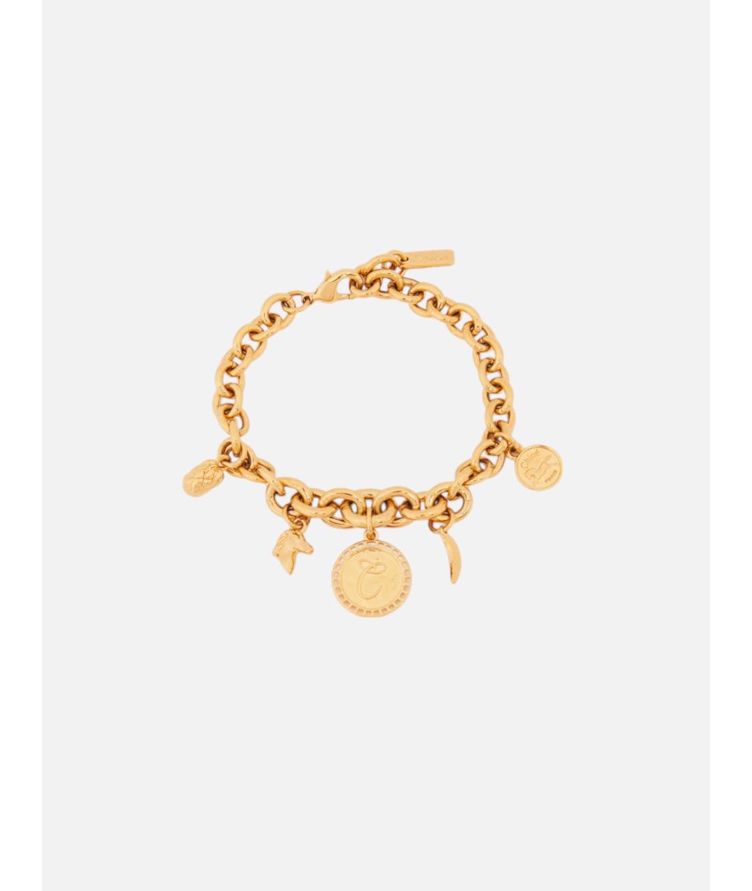 CHLOE Золотой металлический браслет, фото 3