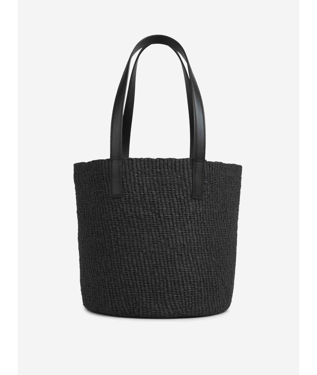 CHLOE Черная пелетеная сумка тоут, фото 3