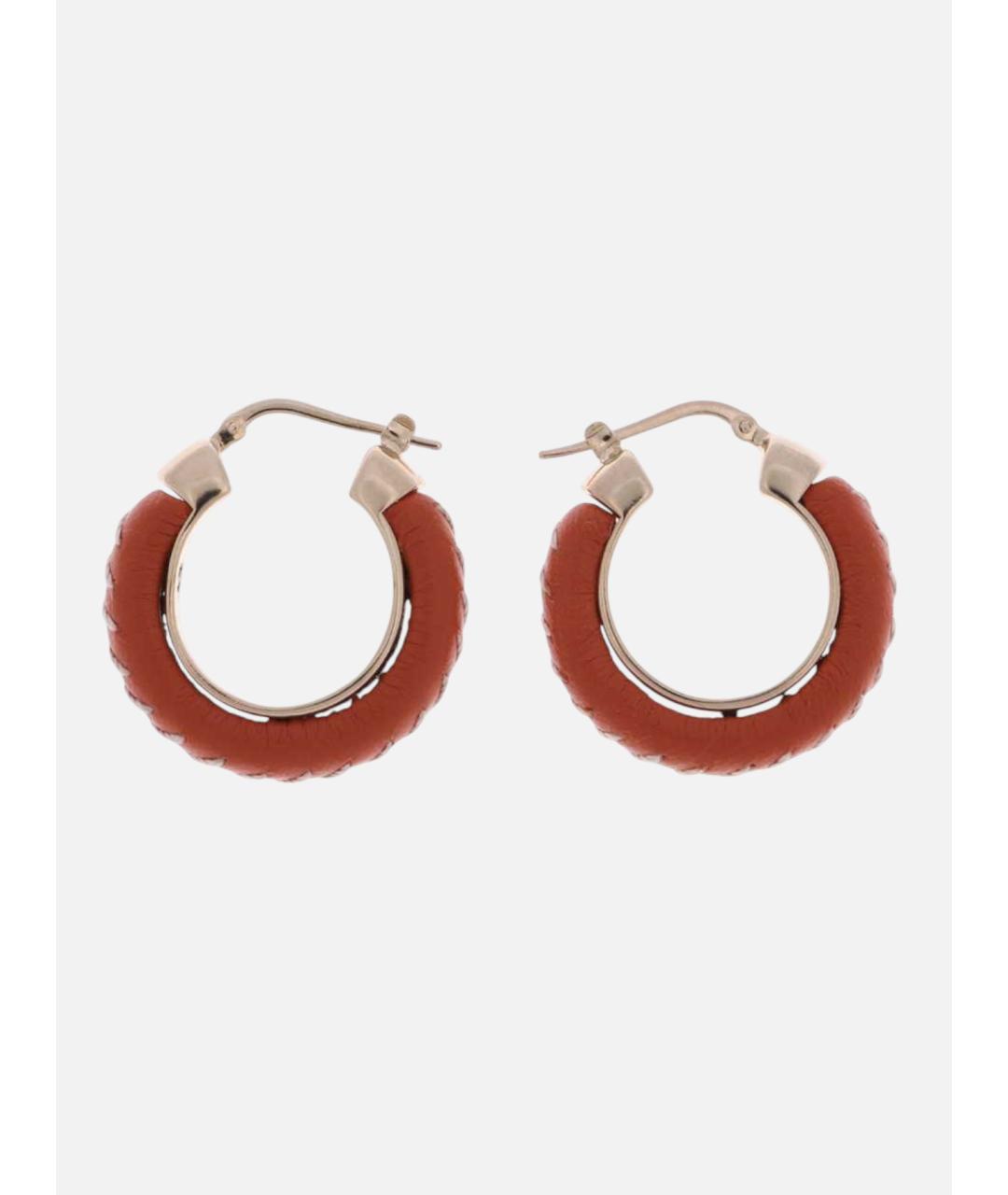 CHLOE Красные кожаные серьги, фото 3