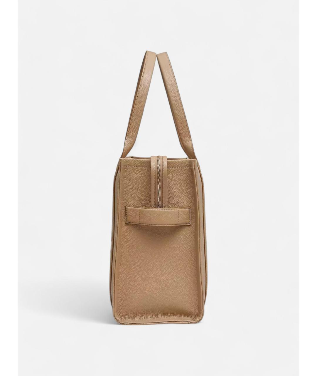 MARC JACOBS Бежевая кожаная сумка тоут, фото 2