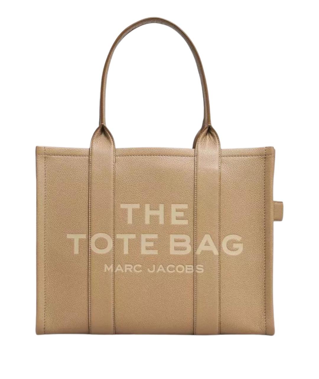 MARC JACOBS Бежевая кожаная сумка тоут, фото 1