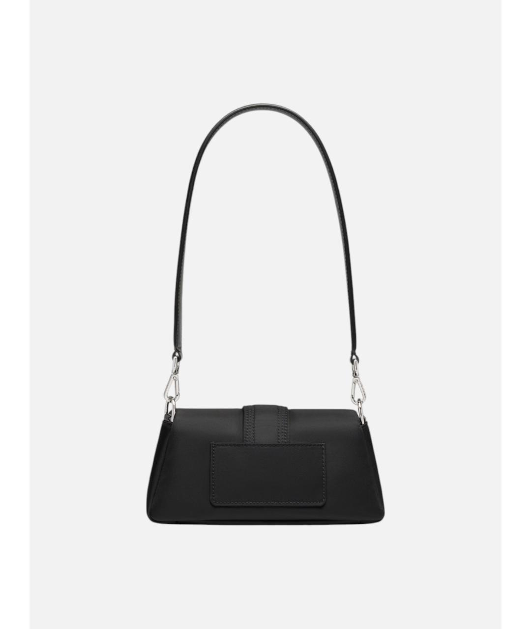 JACQUEMUS Черная синтетическая сумка через плечо, фото 4