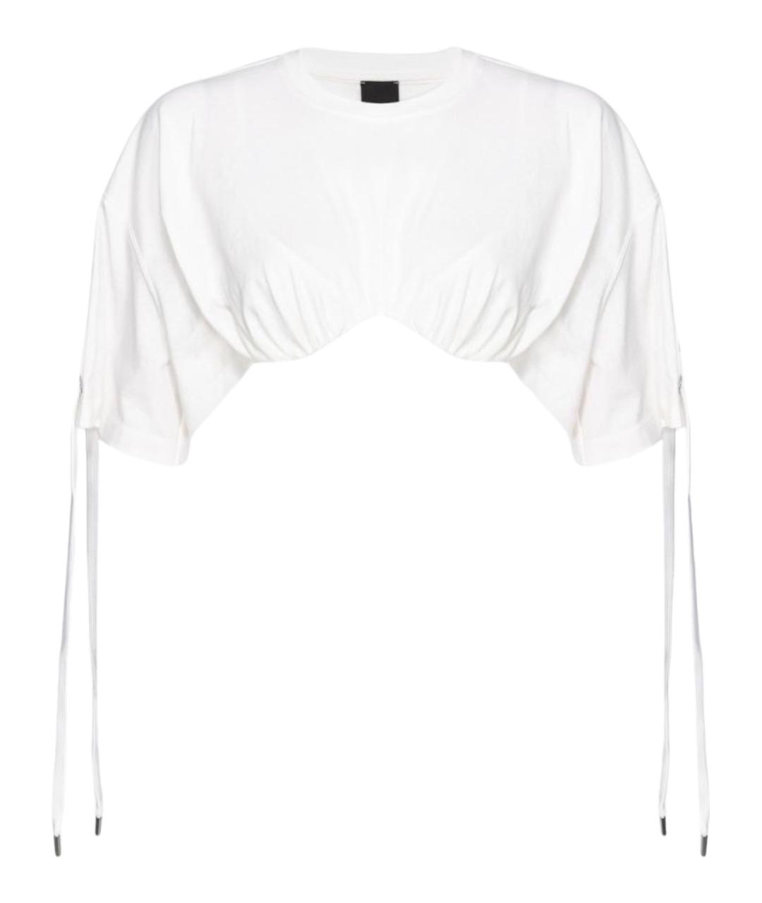 PINKO Белая хлопковая блузы, фото 1