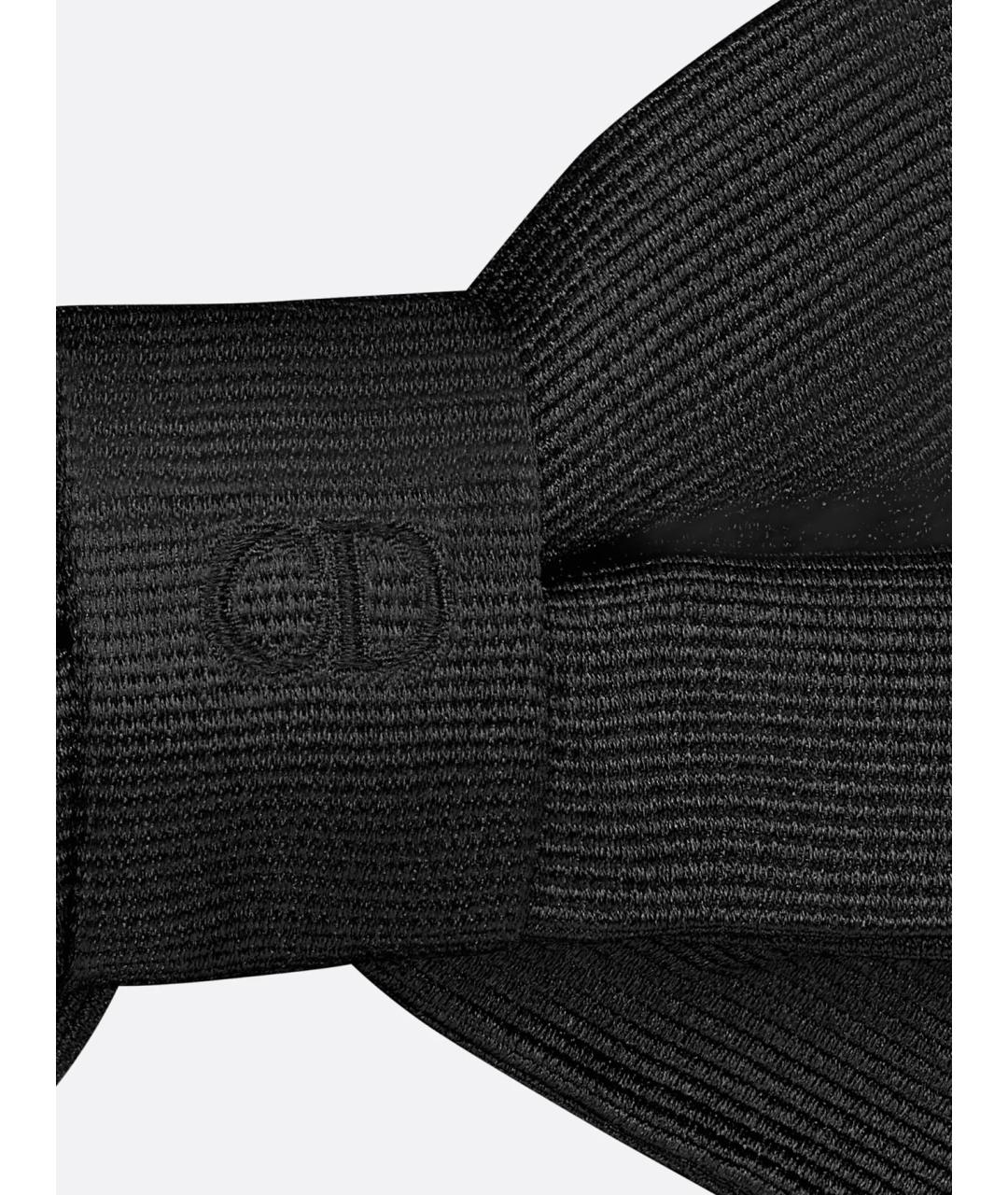 CHRISTIAN DIOR Черный шелковый воротник, фото 3