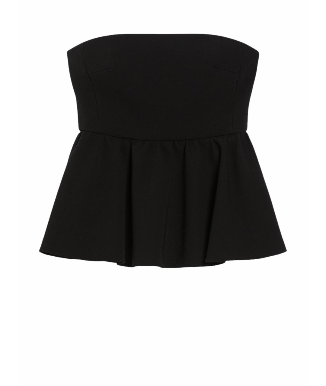 MAX MARA STUDIO Черная ацетатная блузы, фото 1