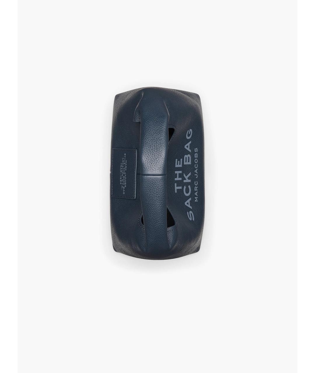 MARC JACOBS Синяя кожаная сумка с короткими ручками, фото 6