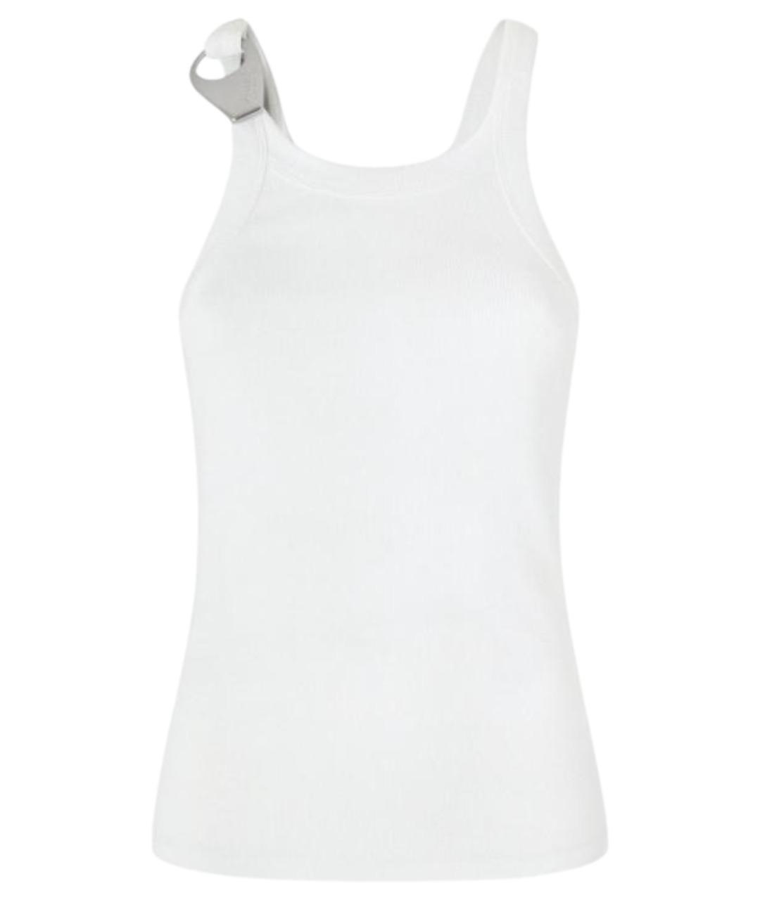 PINKO Белая хлопковая майка, фото 1